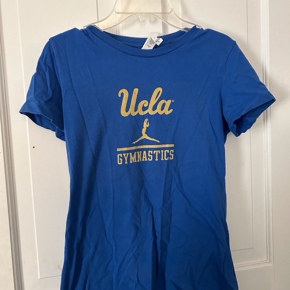 UCLA Gymnastics tee, Medium, Royal blue